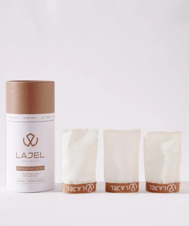 Lajel Premium 3'lü Yüz Kesesi Peeling Eldiveni %100 Floş Ipek Hassas Ciltler Için