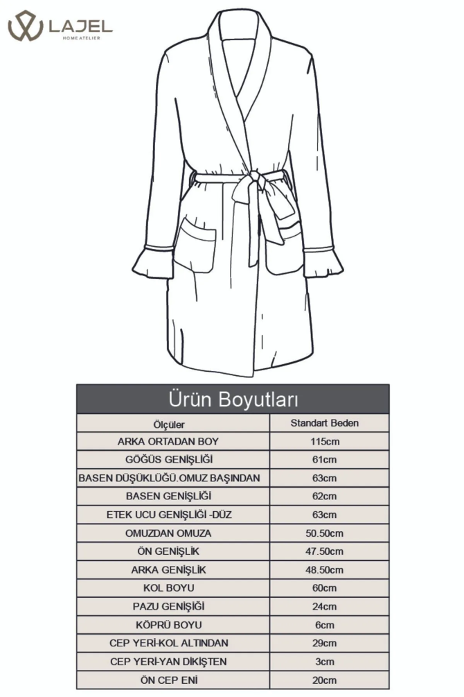 Lajel 3 Parça Bornoz Baş Havlusu Peştemal Takımı Seti | %100 Pamuk | Otel.spa | Emici Ve Yumuşak - Görsel 7