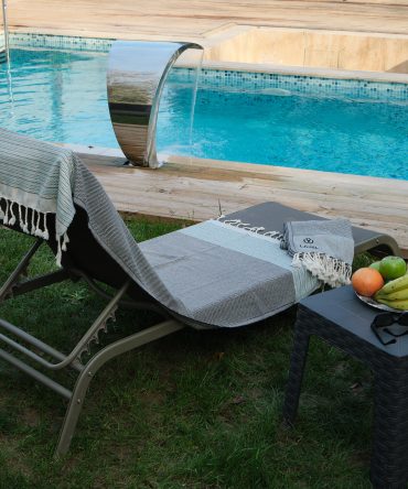 Lajel Luxury 2'li Takım %100 Pamuk Peştemal Plaj, Deniz, Spa Havlusu 90x170